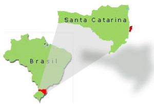 sc no mapa do brasil